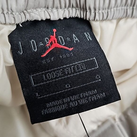 Air Jordan Cozy Girl Utility Puffer Pants Women's L Synthetic-Fill Belted Grey - Picture 15 of 15